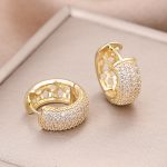 Cross-border fashion earrings niche stars hollow ear buckle fashion all-match personality foreign trade hot earrings earrings for women