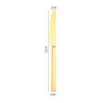 stainless steel square handle tableware weighted thickened exquisite knife, fork and spoon suit restaurant hotel tableware