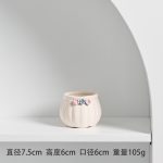 Longli ceramic succulent flower pot decoration living room home decoration succulent flower pot wholesale gardening flower pot green plant pot