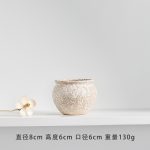 Longli Ceramic Flower Pot Fleshy Small Flower Pot ins Simple Home Mini Flower Pot Ornaments Decoration Ornaments Potted Plant Green Plant
