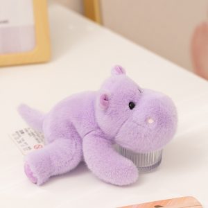 18cm Hippopotamus Treasure Plush Toy Table Companion