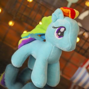 40cm Blue Pony cute pet baby plush toy large doll