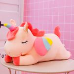 40cm Pink Angel Unicorn Doll Rainbow Pony Plush Toy Pillow Doll