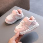 [Color : Pink] Spring and Autum New Baby Toddler Shoes 0-1 to 2-3 Years Old Boys and Girls Korean Style Shoes Sneakers