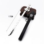 Attack On Titan Anime Wings of Freedom sanqi sword metal with sheath sword model pendant keychain