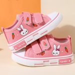 [Color : Pink] Canvas Shoes, Boys' Shoes, Girls' Baby Kindergarten Lazy Cloth Shoes, Casual Sneakers