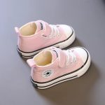 [Color : Pink] Baby girl toddler shoes baby shoes baby soft bottom spring and autumn small boy canvas shoes