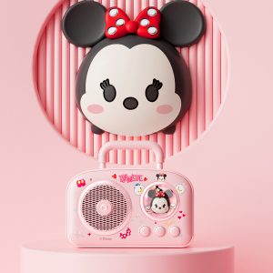 [Color : Pink] C-270 Bluetooth Speaker Space Capsule Small Audio Device Multifunctional Tf Card U Disk Wireless Stereo Bluetooth 5.3