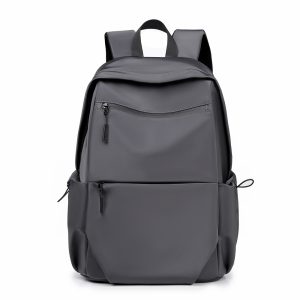 [Color : Gray] Fashion Business Backpack Men's Commuter Travel Backpack Trendy Large Capacity Laptop Bag Student Schoolbag