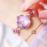 Violet Watch Women's Niche High-end Light Luxury Fashion Quartz Waterproof Bracelet Decorative Watch